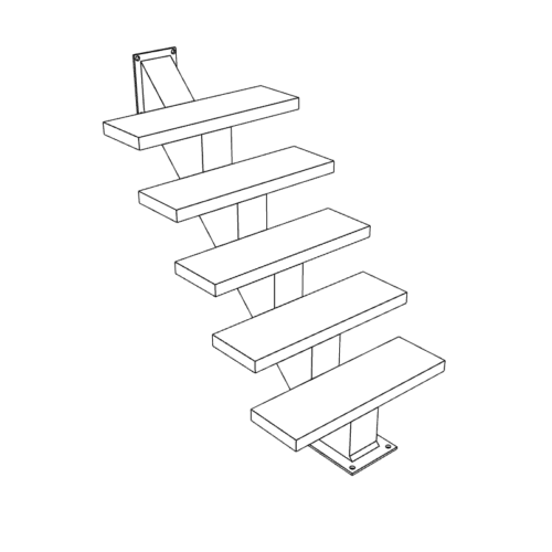 stalen trappen
